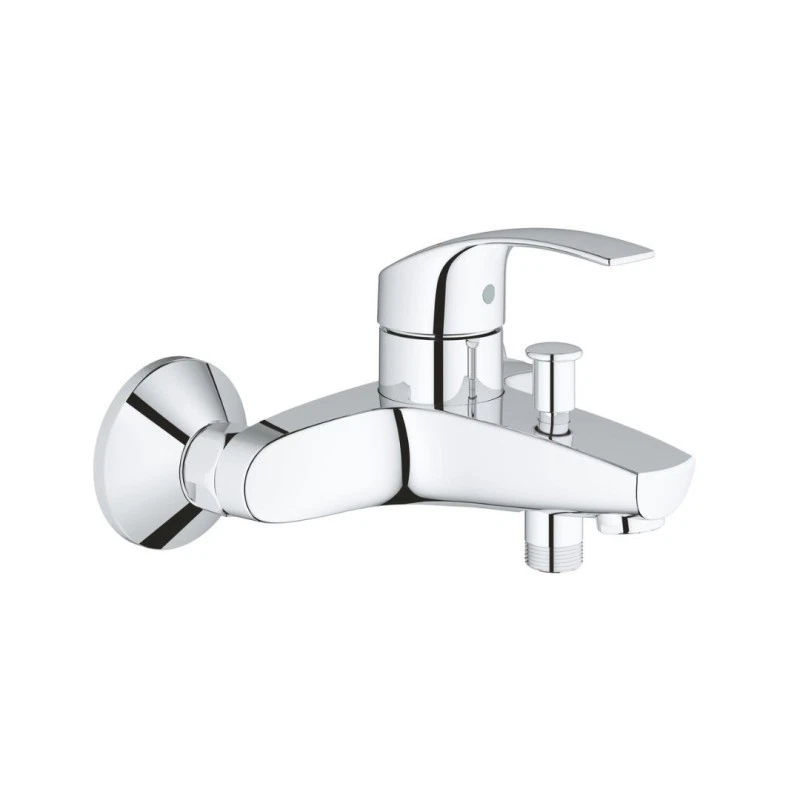 Grohe Eurosmart Miscelatore Rubinetto StarLight Cromo Metallo per Vasca Doccia - Immagine 1 di 1