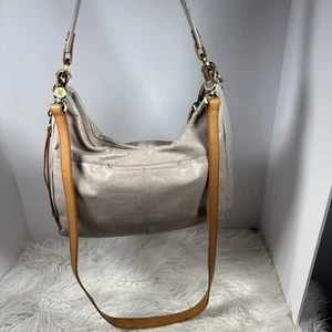 Vintage The Original Hobo Leather Tan Purse Shoulder Bag - Picture 1 of 24