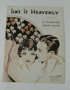 Vintage Noten von 1933 - Isnt It Heavenly - NYC - Bild 1 von 3