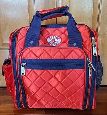 MLB Boston Red Sox Nation Fan Rolling Carry On Viaje Puerta Trasera Bolso LEER  Foto 1 de 4