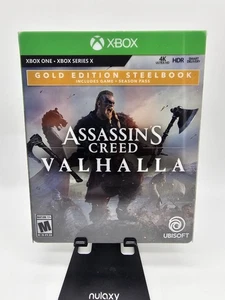 Assassin's Creed Valhalla Gold Edition Steelbook Xbox One Series X - Ottimo - Foto 1 di 8