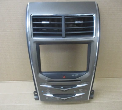 Painel de controle climático estéreo rádio 11-15 Lincoln MKX acabamento frontal DA1T18A802AF - Imagem 1 de 4