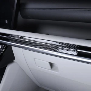 Cubierta de ventilación de aire del tablero central ABS de fibra de carbono para Hyundai Tucson 2025 - Imagen 1 de 5