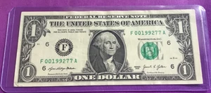 2021 DOLLAR BILL  THREE PAIRS TOGETHER F 00199277 A - Picture 1 of 2