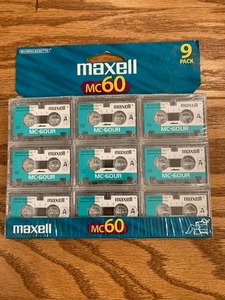 Maxell MC-60 UR Mikrokassette Audio Aufnahme Kassetten (9er Pack) Brandneu - Bild 1 von 6