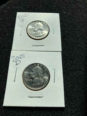 Beautiful, Crisp 2021 P & D ‘Washington Crossing The Delaware’ Set. Must Have. - Image 1 of 2