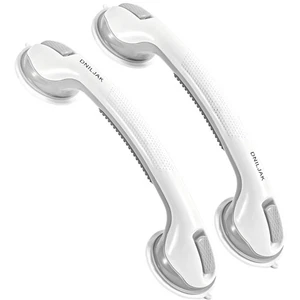Grab Bars for Bathtubs and Showers 2-Piece Set 16-inch Suction Cups Heavy-Dut... - Picture 1 of 7