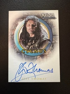 Quotable XENA Autograph A46 Jeff Thomas as "Cycnus" - Picture 1 of 2