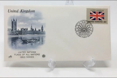 1985 United Nations Flags of All Nations First Day Issue LOT OF NINE - Image 1 of 4