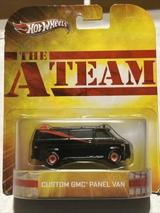 Neu 2012 HOT WHEELS RETRO ENTERTAINMENT THE A TEAM CUSTOM GMC PANEL VAN Mr T - Bild 1 von 7