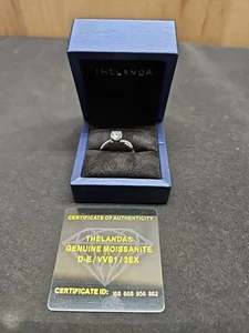Thelanda zierlicher Verlobungsring Sterlingsilber 4 lange gedrehte Ranken Größe 7,5 - Bild 1 von 7