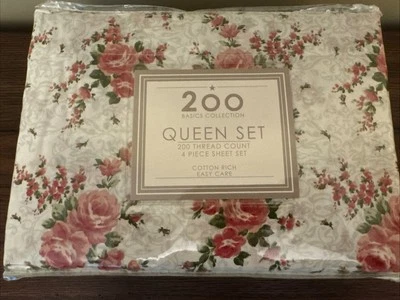 200 Basics Collection 4 Piece  Queen Set 200 Thread Count - Image 1 of 3