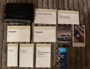๐๐2017 Hyundai Tucson owners manual Set W/Case & Navigation OEM Free Ship๐๐ - Foto 1 di 9