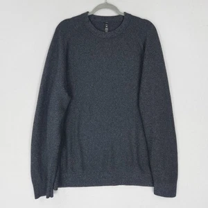 Lululemon Pullover Herren XXL grau Struktur Strick Rundhals Pulli Sweatshirt Freizeit - Bild 1 von 10