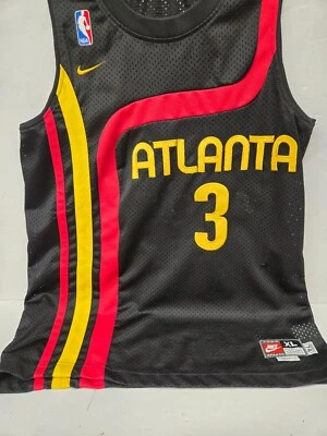 Official Basketball NBA Atlanta #3 ShaReef Jersey Time Nike Sports XL - Image 1 of 4