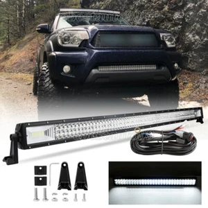 for Toyota Tacoma 2005-2020 Roof 52" 700W LED Light Bar Combo Beam With Wire Kit - Picture 1 of 12