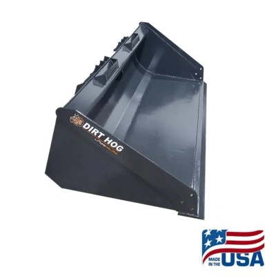 NUEVO 72 PULGADAS RESISTENTE DIRT HOG MINICARGADORA CUBO DE SUCIEDAD/BOBCAT/KUBOTA/ETC Foto 1 de 4