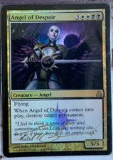 MTG - FOIL - SIGNED - Angel Of Despair - NM