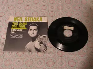 Neil Sedaka Calendar Girl 45 and Picture Sleeve - Foto 1 di 1
