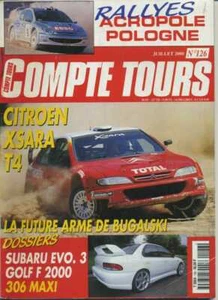 RUNDENZÄHLER Nr. 126 07/2000 XSARA T4 306 MAXI GOLF F2000 WRC AKROPOLIS POLEN - Bild 1 von 1
