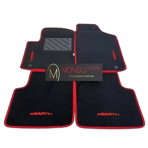 Tappetini auto Compatibili FIAT 500 595 695 ABARTH Personalizzabili - Foto 1 di 1
