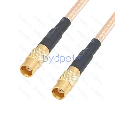 MCX female to MCX female jack RF RG316 Coax Coaxial Pigtial cable 50ohm Any long - Image 1 of 4