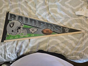 Oakland Las Vegas Raiders Pennant NFL 75 Years Felt Officially Licensed Wincraft - Picture 1 of 2