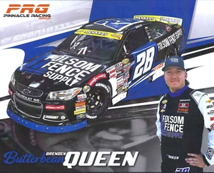 Postal 2025 BRENDEN BUTTERBEAN QUEEN "FOLSOM FENCE SUPPLY" #28 NASCAR ARCA - Imagen 1 de 1