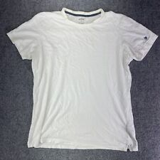 Kuhl Shirt Mens Large Basic Solid White Short Sleeve Cotton
