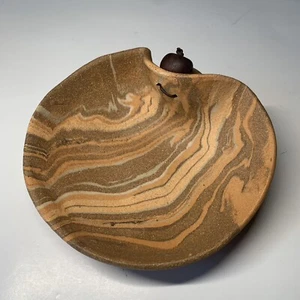 Australian Desert Sand Clay Pottery Trinket Dish by Julie Burdis Alice Springs - Picture 1 of 8