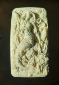 Bio Ziegenmilch Seife Lavendel Kräuter Meerjungfrau empfindliche Haut synthetischfrei - Bild 1 von 4