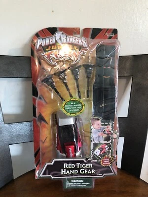 Power Rangers Jungle Fury Red Tiger Hand Gear Dart Gun Works New - Image 1 of 4