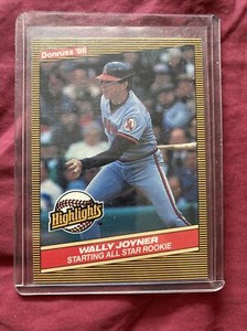 1986 Donruss Highlights Wally Joyner #23 Rookie MLB California Angels NM+/Mint