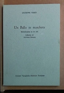54445 Giuseppe Verdi - Un ballo in maschera (melodramma in 3 atti) - 1973 - Foto 1 di 1