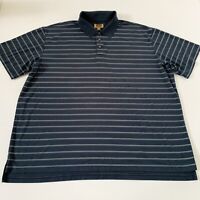 Mens The Foundry Supply Company Polo Shirt Size 4XLT Aqua Blue. Quick-dri