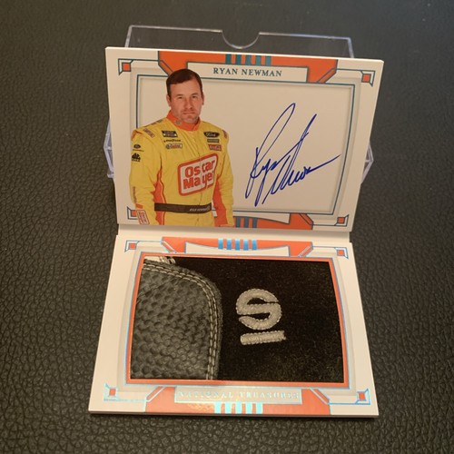 Ryan Newman National Treasures 1/1 Auto Shoe Material. Beautiful card