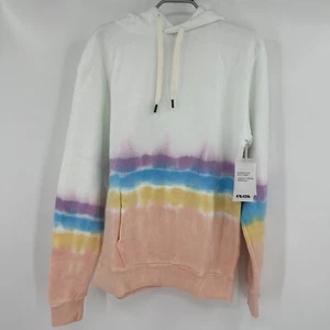 Feat Clothing Blanket Blend Hoodie Sweatshirt in Coral Reef Dip Dye S NWT Unisex - Picture 1 of 8