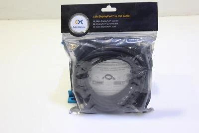 NEW CABLE MATTERS 15FT DP TO DVI CABLE SKU214979 - Image 1 of 2