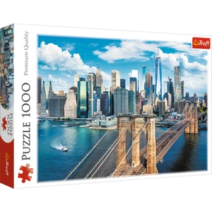 Puzzle 1000 Pièce Brooklyn Pont New York America USA Paysage Urbain Scène - Photo 1/5