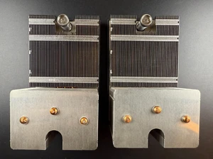 Pair of Dell PowerEdge R720 CPU Cooling Server Heatsink 05JW7M 5JW7M - Picture 1 of 3