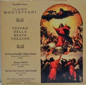 Claudio Monteverdi "Vespro Della Beata Vergine" 2 LPs Titanic Records Ti 120/121 - Imagen 1 de 8