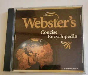 Webster's Concise Encyclopedia PC CD-ROM 1996 Windows 95/3.1 720286103805 - Picture 1 of 4
