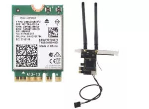 AX210 Desktop Wi-Fi Kit | 2.4 Gbps | Bluetooth 5.3 Support | PCIe x4 | Wi-Fi 6E - Picture 1 of 8