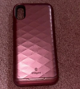Shockproof Slide Armor Wallet Card Slots Holder drop-protection case iPhone X - Photo 1 sur 2