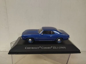 CHEVROLET CAMARO 1969 ZL1 BLUE AMERICAN CARS 1:43 ALTAYA IXO - Imagen 1 de 4