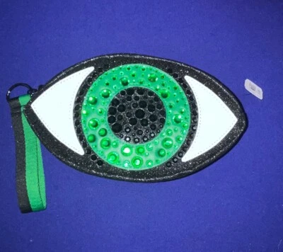 Bath and Body Works Halloween 2024 Eyeball Clutch Purse Cosmetic Bag NEW - Изображение 1 из 4