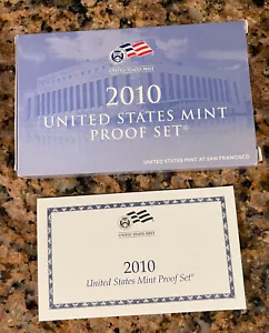 Juego de 14 monedas 2010 de prueba de EE. UU. como nuevas, OGP y certificado de autenticidad (#124) - Imagen 1 de 3