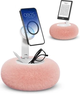 NIB Viozon Phone Holder Magnetic Pink Pillow Stand, Compatible with 4-7" Phones - Picture 1 of 13