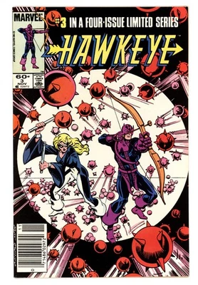 Hawkeye (1st Series) #3 NM 9.4 1983 Newsstand Mark Gruenwald Cover - Image 1 of 2