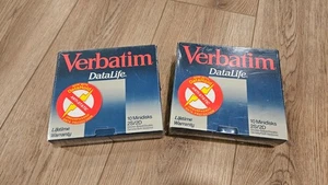 2x SEALED Packs Verbatim DataLife 10 Minidisks 2S/2D 1984 NOS - Afbeelding 1 van 13